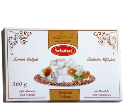 Almond Turkish delight 360 g