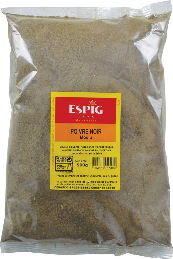 Black ground pepper 500 g
