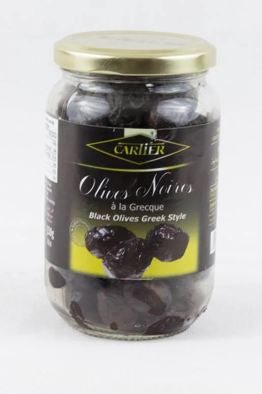 Black olives Greek-style jar 37 cl