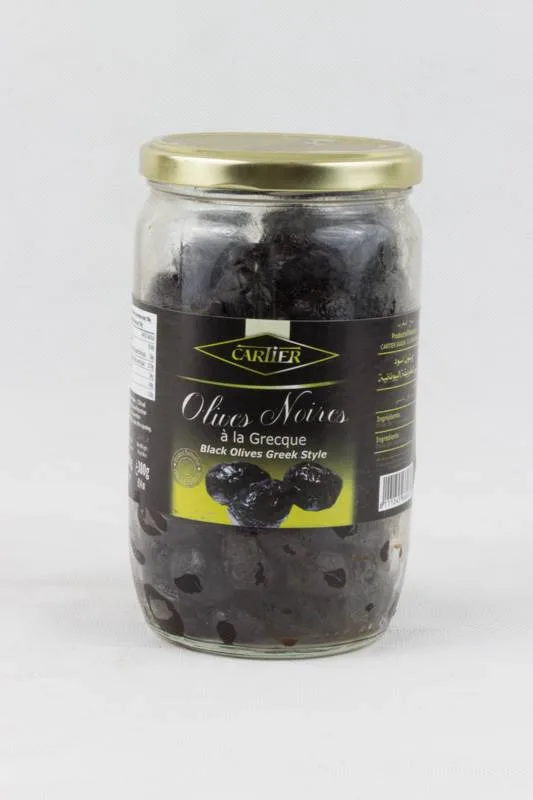 Black olives Greek-style jar 72 cl