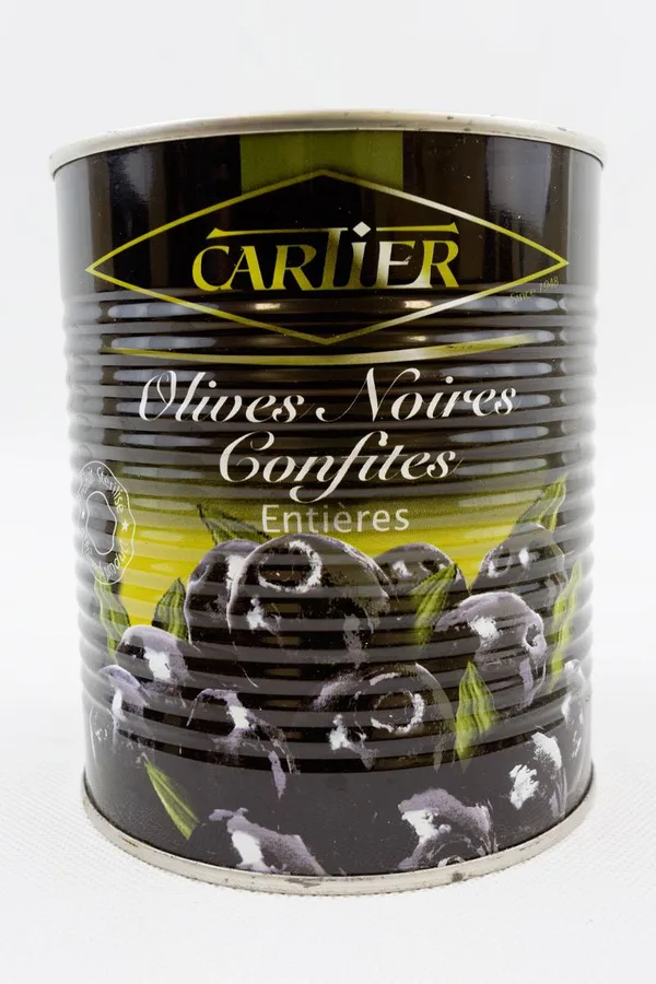 Black olives, standard tin (4/4), calibre 26/29