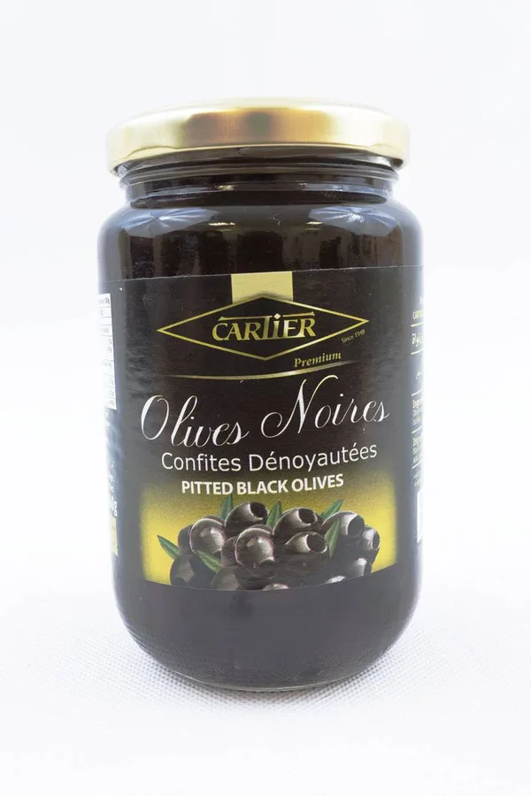 Black pitted olives 37 cl
