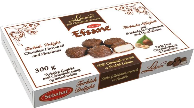 Chocolate Turkish delight 300 g