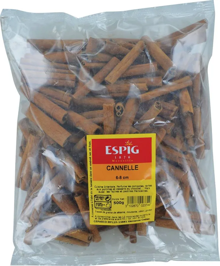 Cinnamon macaroni tubes 500 g