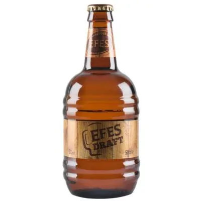 Draft-style beer bottle 50 cl