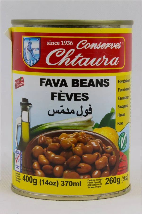 Foul medames (fava beans), half tin (1/2)