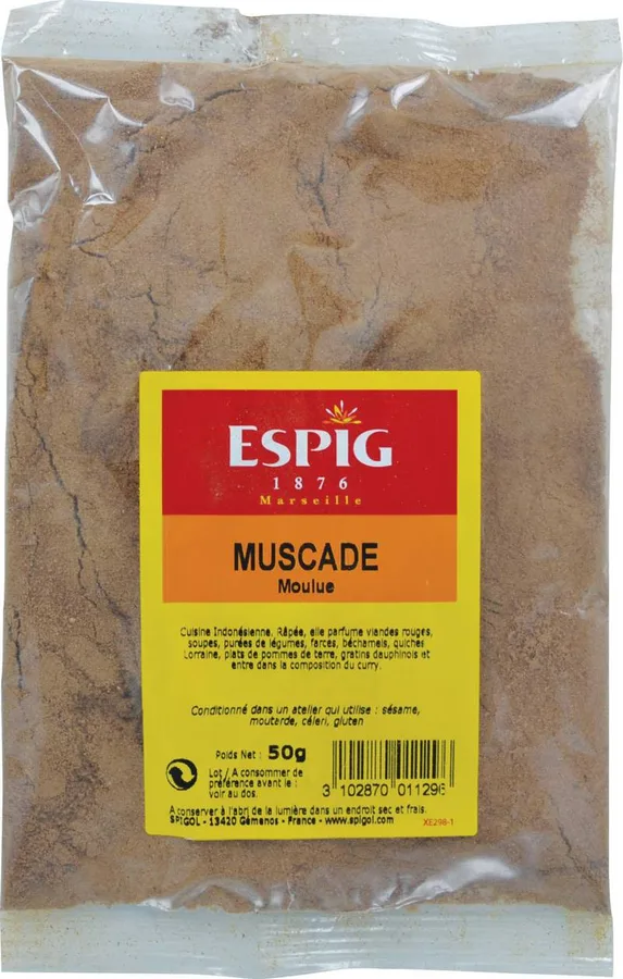 Ground nutmeg 100 g