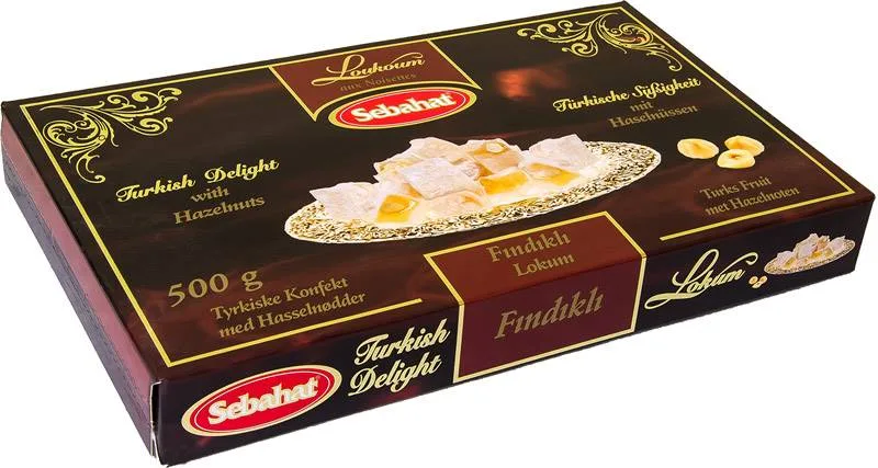 Hazelnut Turkish delight 360 g