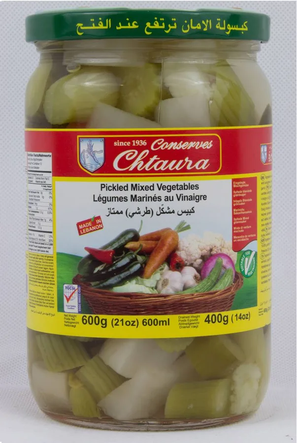 Mixed pickled vegetables 600 g