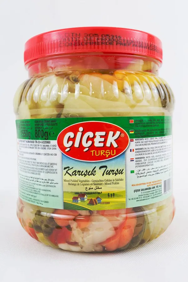 Mixed pickled vegetables PET bottle 1500 ml