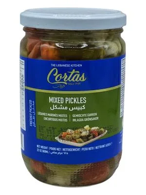 Mixed pickles in brine 625 g