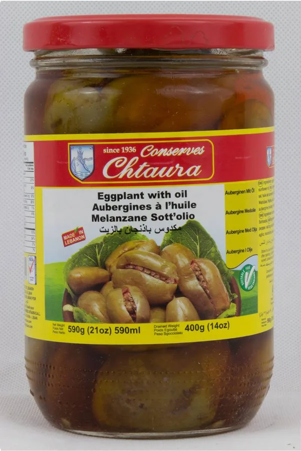 Of aubergine 600 g