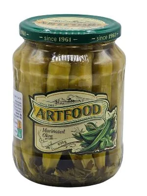 Pickled okra 650 g