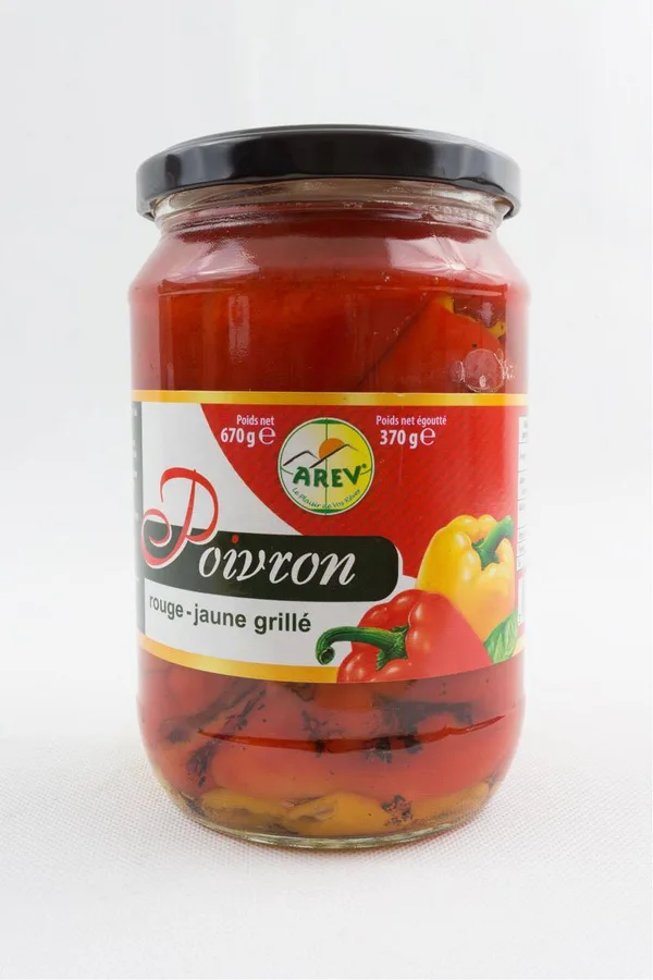 Red yellow roasted peppers 720 ml