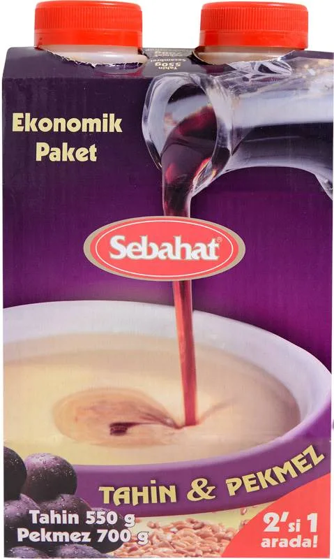 Tahini pekmez (grape molasses) duo pack 550 g